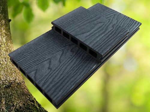 Terrassenboden - Verbundterrassendiele 5,8 x 0,14 m Beigetöne, Brauntöne, Grautöne