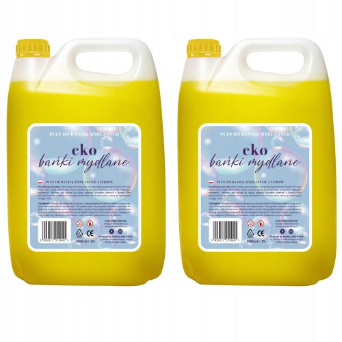 Seifenblasenflüssigkeit, 2 x 5 l große Seifenblasen