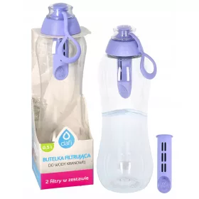  Dafi Soft Filterflasche + 2 Filter 0,5 l, lila