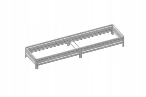  Mini-Gewächshaus 200 cm x 50 cm aus Metall