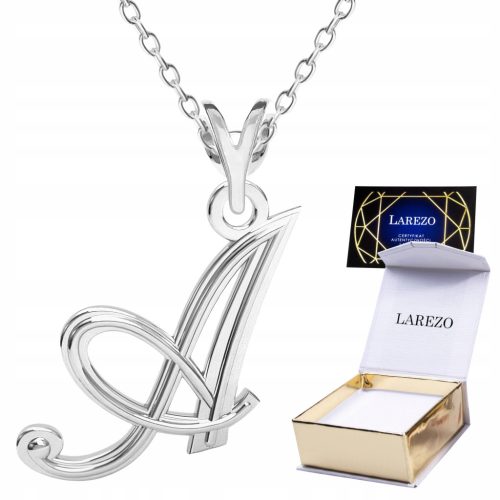  Silberne Halskette, Buchstabe A, große Initialen, erstes Geschenk, 925er Silber