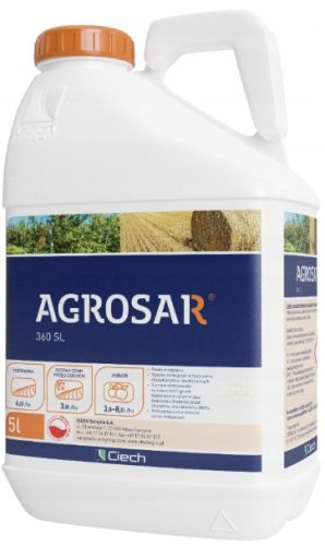 Agrosar 360 SL - Effektives Herbizid zur Bekämpfung von Unkräutern, 5 Liter