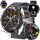  SMARTWATCH HERRENUHR AMOLED TASCHENLAMPE ANRUFE SMS MESSUNGEN IP68 530MAH PL
