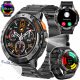  SMARTWATCH HERRENUHR AMOLED TASCHENLAMPE ANRUFE SMS MESSUNGEN IP68 530MAH PL