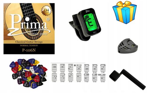  Prima P-106N normale klassische Gitarrensaiten aus Nylon