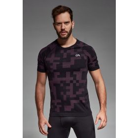  Gatta Active Breeze Black-Viol Herren-T-Shirt, Größe L