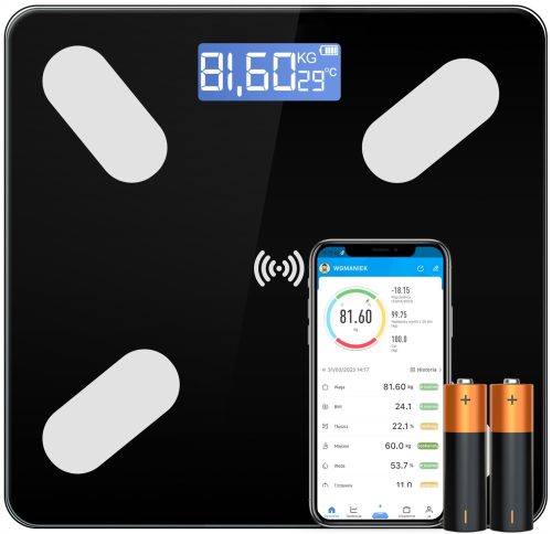 Personenwaage LTC WG110 + EVERBAT AAA-Alkalibatterie (R3) 2 Stk.