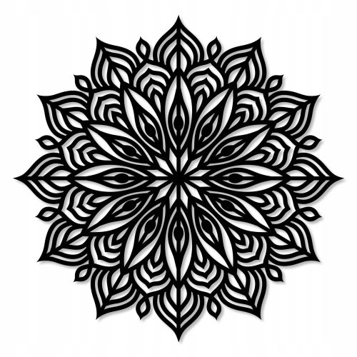 Bilder an der Wand MANDALA FÜR DIE WAND 3D PANEL WANDDEKORATION DURCHGEFÜHRT XL