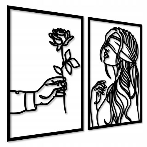 Bilder an der Wand 3D-Wandpaneel mit durchbrochener Malerei, Wanddekoration
