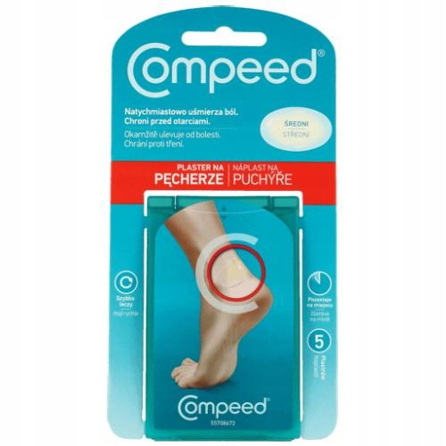  Compeed Blasenpflaster ohne Verband 5 Stk.