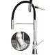 Stand-Küchenarmatur Quadron TOP, silber