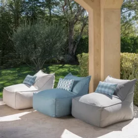    WASSERDICHTER PUFA-SESSEL, TERRASSE, GARTEN, BALKON, SCHWIMMBAD