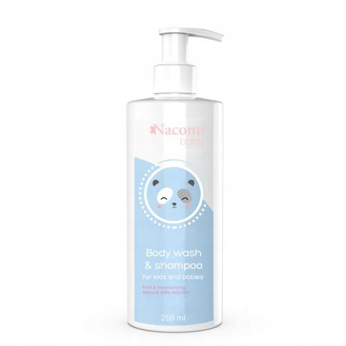  Nacomi Baby Body Wash & Shampoo Emulsion zum Waschen von Körper und Haar 250 ml