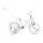  SIrox Rainbow White Pink Kinderfahrrad, 16" weißes Rad