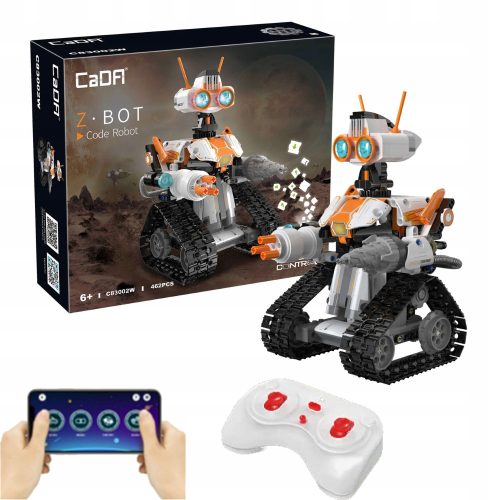  CADA BLÖCKE Z.BOT CODE ROBOT RC 462 ELEMENTE