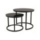  Signal Atlanta runder Tisch 53 x 53 x 45 cm schwarz