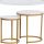  Signal HOLABMAZL runder Couchtisch 45 x 45 x 48 cm weiß