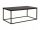  Signal Rossi rechteckige Bank 110 x 60 x 45 cm schwarz