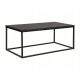  Signal Rossi rechteckige Bank 110 x 60 x 45 cm schwarz