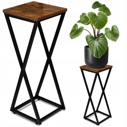 Loftinspirierter Blumenständer 62 cm aus Metall