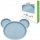  Gigi Kids Teller, blaues Silikon