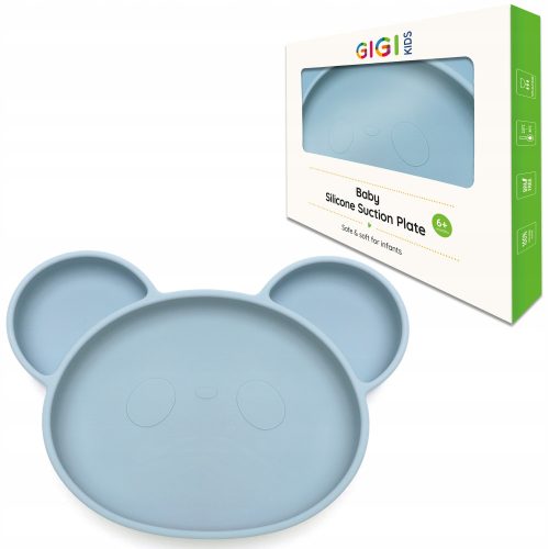 Gigi Kids Teller, blaues Silikon