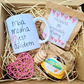    Geschenkset zum Muttertag. Geschenkset zum Geburtstag der Mutter