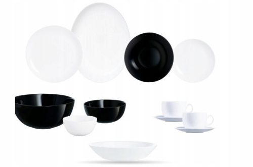 Abendessenservice Luminarc DIWALI Tafel- und Kaffeeservice, 44-tlg.