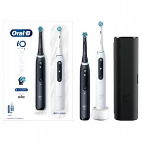  Oral-B iO Series 5 Duo Schwarz-Weiß-Elektrozahnbürsten