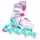  RAVEN Loret Mint Verstellbare Rollschuhe 30-33 LED-Rad
