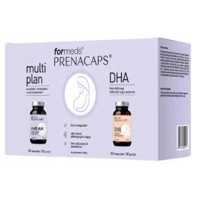   ForMeds PRENACAPS multiPLAN + DHA - Nahrungsergänzungsmittel für Frauen in der Schwangerschaftsplanung
