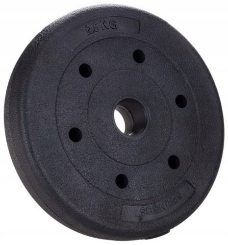  GEWICHTSPLATTE 2,5 kg, SCHEIBE 29 mm, BITUMEN-GEWICHT, FITNESS-AUSLASS
