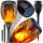  Solarlampe SolarLamp schwarz 58 cm 1 Stk.