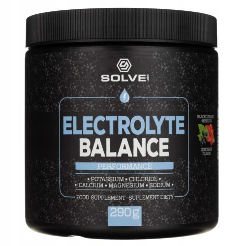 Elektrolyte Balance Schwarze Johannisbeere & Hibiskus von Solve Labs - 290 g