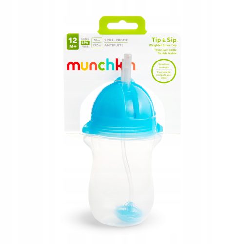  Munchkin auslaufsicherer Becher mit Strohhalm, 207 ml, grün