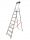 Drabina Ladderman 3,62 m Aluminium 1 x 8 bis 125 kg