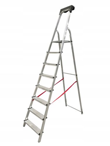 Drabina Ladderman 3,62 m Aluminium 1 x 8 bis 125 kg