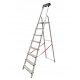 Drabina Ladderman 3,62 m Aluminium 1 x 8 bis 125 kg
