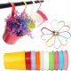  Blumentopf Bunte Blumentöpfe 10-TEILIGES SET 10 cm x 10 x 10 cm aus Metall