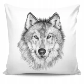  Wolf Kissen Jasiek Dekoration Geschenk 40x40