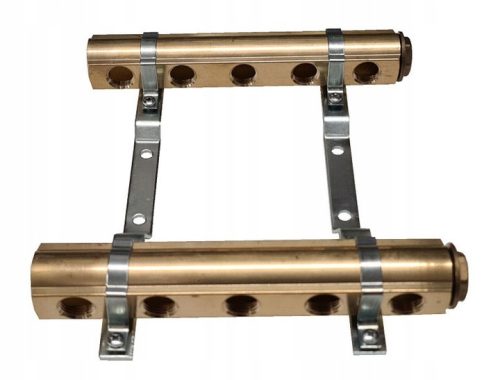  Messingverteiler, 3 Kreise, unbewaffnet/blank
