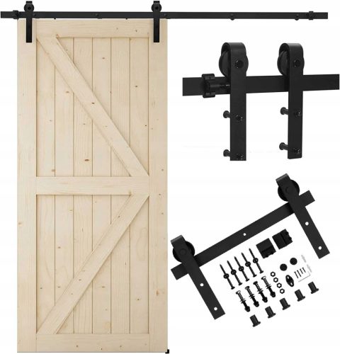 Wandschiebetürsystem 100 cm Korbi 2 m