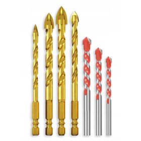 Satz Bohrer für Glas, Keramikfliesen, 7-tlg.