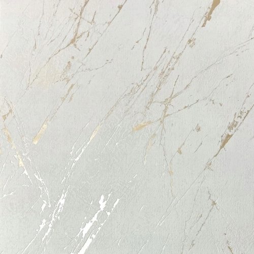 AS Creation Wandtapete imitiert weißen und goldenen Marmor
