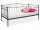  Signal Metall-Einzelbett BETTEN 90x200 schwarz