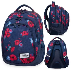  Schulrucksack CoolPack Drafter Red Poppy für Jugendliche - Ergonomisch & Robust