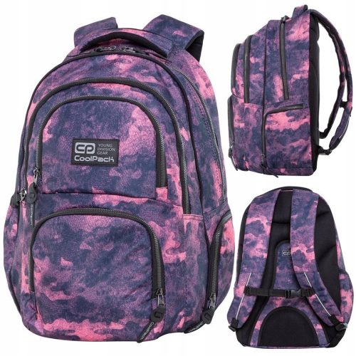 Funktionaler Schulrucksack in Rosa-Marineblau CoolPack Aero