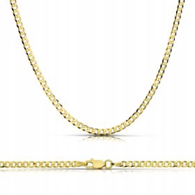  HERREN-GOLDKETTE, GRAVUR AUS SILBER 925