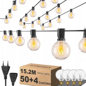  Beleuchtungsgirlande 1520 cm, Netz-Gelbtöne