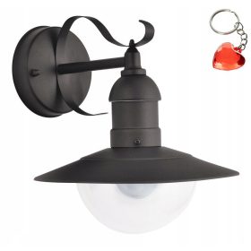  Rabalux Gartenwandleuchte schwarz E27 60 W